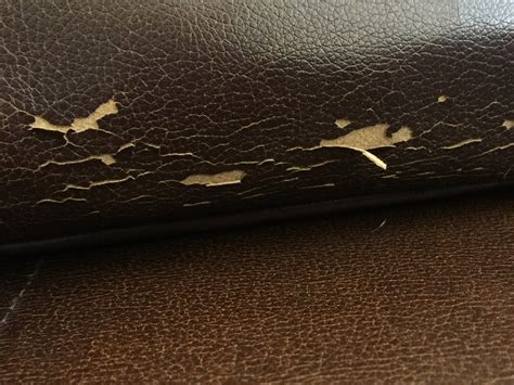 fake leather peeling repair on clothing